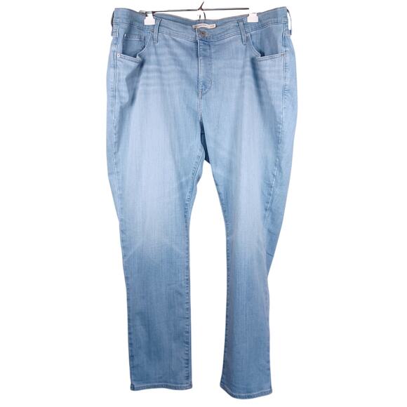 Levi's Denim - Levi's 311 Shaping Skinny Jeans Plus Size 24W Light Wash Tummy Slimming Stretch
